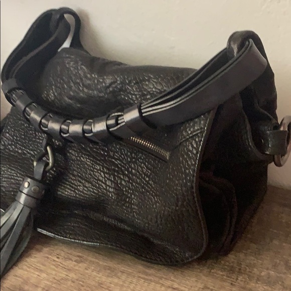 Luana black shoulder bag - Picture 2 of 4